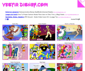 vestirdisney.com: VestirDisney.com >> Juegos de Vestir Disney Gratis - Personajes y Princesas Disney
Jugar a juegos para vestir personajes y princesas de los dibujos animados de Disney! Yea Hoo! vestirdisney.com!