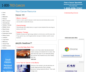 1-800-colon-cancer.com: 1-800-TKO-Cancer | Your Cancer Resource
Home Page