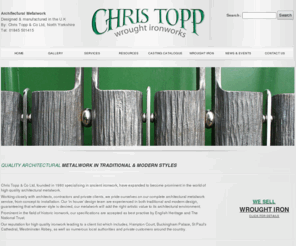 christopp.co.uk: Quality architectural metalwork manufactured in traditional & modern styles | Chris Topp
