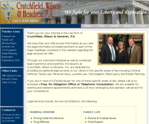 crutchfieldlaw.com:   Crutchfield, Wilson & Hendren, P.A.
Crutchfield, Wilson and Hendren, P.A.