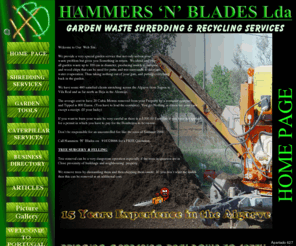 hammers-n-blades.com: Garden Waste Recycling services that use Spail Hammers and Chipper Blades
Hammers 'N' Blades is a Garden Waste Recycling Service