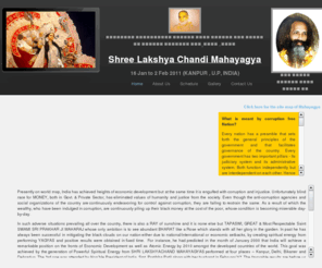 corruptionfreeindia.info: Shree Laksh Chandi Mahayagya
Prakhar Ji Maharaj