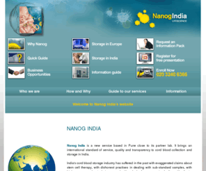 nanogindia.com: Nanog India - Stem Cells
Smartbank è una banca privata per la conservazione delle cellule staminali da cordone ombelicale o midollo osseo per trapianti.