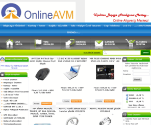 onlineavm.com: OnlineAVM - Klavyeden Alışveriş Yapın - Online Alışveriş Merkezi
on,online,onlinealışveriş,onlineavm, ucuz alışveriş, uçak, uçak satışı, klavyeden satış, online uçak satışı, ucuz elektronik, uçaktan bıçağa, bilgisayar satış, online ucuz bilgisayar, Bilgisayar Ürünleri, kartuş, toner, Fırsat ürünleri, Uçak / Aircraft, Atatürk imzalı yüzük, imzali yuzuk, Sigara Birakma Tozu, lcd ekran, ucuz laptop, atatürk imzası, samsung avm, muadil toner