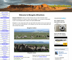 mongolia-attractions.com: Mongolia Attractions of Ancient History, Nomadic Culture and The People
Experience Mongolia Attractions today! Get to know the people, their nomadic culture and history.