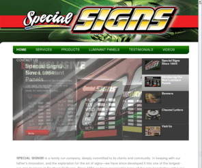 specialsigns.net: Home
Design all types of signs and banners for any Custom Vinyl Banner size and we will print your Banners, Yard Signs and Custom Signs and ship them to any Business in the United States