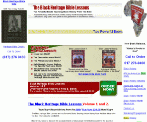 blacksinthebible.us: Black History From The Bible
Teaching Black History from the Bible.