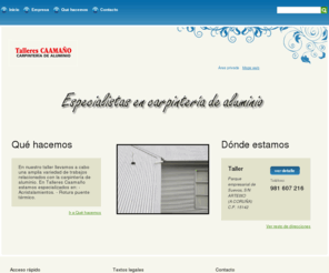 tallerescaamano.com: inicio - TALLERES CAAMAO
