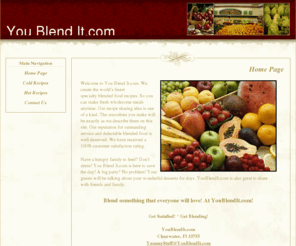 youblendit.com: Home Page
Home Page