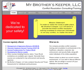 mbktraining.com: Home for My Brothers Keeper
Welcome to the Web site for My Brothers Keeper, LLC