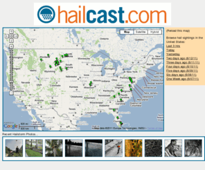 hailcast.com: Hailcast.com: severe weather portal
Hailcast.com is your place to go for hail and severe weather reports.