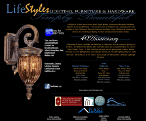 lifestylesstores.com: LifeStyles, Lighting & Furniture Stores. Tulsa, Edmond, Plano.
LifeStyles, Oklahoma's largest lighting, furniture and home decor stores. Located in Edmond, Tulsa and Plano. LifeStyles the region's lighting & furniture leader.