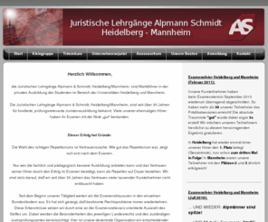 as-heidelberg-mannheim.net: Juristische Lehrgänge Alpmann Schmidt - Heidelberg/Mannheim - Start
