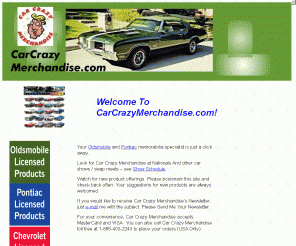 carcrazymerchandise.com: 
