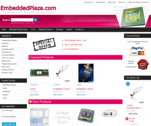 embeddedplaza.com: Development tools and Embedded CPU modules- for those who understand what they need
EmbeddedPlaza.com offers embedded software, CPU modules, development kits as well as debug solutions to embedded developers.e.
