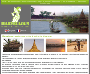 marvelloustravels.com: Marvellous Travels & Tour Co., Ltd.-Myanmar Travel & Tour
Marvellous travel agency offers all kinds of Myanmar tour packages.