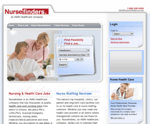 nationalnursesweek.org: Nursing Jobs with Nursefinders - Home - Your Nurse Staffing Agency
Home: Your Nurse Staffing Agency - Nursefinders specializes in healthcare, RN and nursing jobs nationwide. They are the one of the nation's largest, most respected health care, RN and nurse staffing providers.