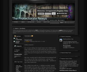 protectorate.org: Protectorate Nexus - The Front Page
vBulletin 4.0 Publishing Suite with CMS