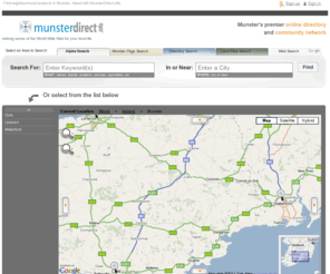 munsterdirect.info: Find local organizations in Munster, Irland with MunsterDirect.info
Munster: MunsterDirect.info to find shopping, entertainment, accommodation, attractions, and tourist information.  Find any business, professional, organization or service in Munster.