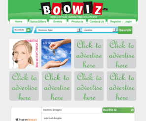 boowiz.com: Boo Wiz | UK Directory For Local Business | Best Online Advertising Solution
Boowiz is popular directory for advertising your business online. Search for offers, events, products advertised by local advertisers in your area in the UK.