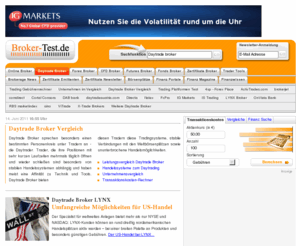 daytrade-broker.com: Daytrade Broker im Vergleich auf Broker-Test.de
Daytrade Broker Vergleich - Daytrade Broker sprechen besonders einen bestimmten Personenkreis unter Tradern an - die Daytrader. Daytrader, oder auch Heavy Trader, zeichnen sich dadurch aus, daß sie ihre Positionen intraday öffnen und wieder schließen