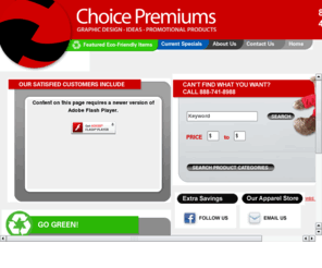 lynnlavery.com: Choice Premiums Eco-Friendly Promotional Products, Advertising Specialties & Giveaways - Lynn Lavery
Georgia's Choice Premiums provides promotional products, merchandise, advertising specialties, and giveaways throughout the U.S. Unique & hard to find items for tradeshows, corporate gifts, customized items like embroidered and screen printed apparel, tote bags, travel and golf accessories, t-shirts, hats, decals, technology products, awards, and printing. We also specialize in eco-friendly premiums and eco-friendly promotional products like recycled products, reusable items, biodegradable merchandise all custom printed, engraved, and embroidered. WBE Certified.