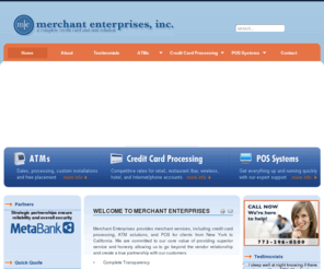 merchantenterprises.com: Merchant Enterprises : A Complete Credit Card and ATM Solution : 773.296.0500
A Complete Credit Card and ATM Solutions