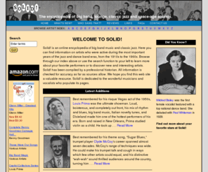 parabrisas.com: Solid!
The encyclopedia of big band, lounge, classic jazz and space age sounds.