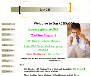 saskcbs.com: Welcome to Sask CBS!
Home page for CBS.  Saskatchewan's #1 Medical Billing Vendor.