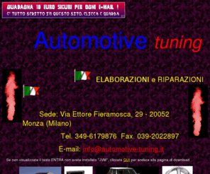 automotive-tuning.it: pagina benvenuto
