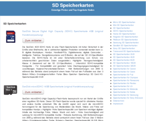 sd-speicherkarten.com: » SD Speicherkarten » Günstige Angebote
SD Speicherkarten » Top Angebote zum günstigen Preis