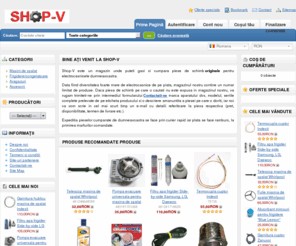 shopv.ro: Shop-V
Magazin piese de schimb electrocasnice si accesorii.