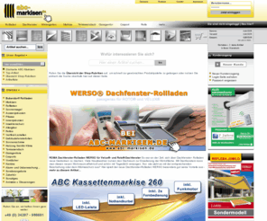 abcmarkisen.org: IHR MARKISEN-SHOP AM 07.04.2011 | Rollladen | Markisen | Verschattungen | Sonnenschutz | Plissee | Vordächer | Terrassenüberdachung | und mehr...
abc-markisen.de - Onlineshop für Sonnenschutzsysteme und mehr rund um Haus und Garten. Dies ist ein Online-Service von Sonnenschutzsysteme Leipzig Inh. Hr. Stephan-Dieter Werner. Sie finden hier Verschattungen aller Art Markisen, Rolladen, Jalousien, Plissee, Vertikallamellen, Rollos, Insektenschutz, Wintergärten, Gardinen, Zubehör...