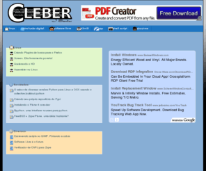 cleberjsantos.com.br: Cleber J Santos - Cleber J Santos
Site do programador Cleber J Santos, onde você encontra diversos artigos, dicas nas áreas de  tecnologia, Software Livre, Linux e claro Zope Python e Plone.