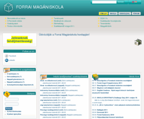 forrai.hu: FORRAI MAGÁNISKOLA | Igényes képzés - biztos, megbecsült hivatás

