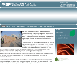 wdfleather.com: WENZHOU WDF TRADE CO.,LTD
