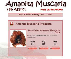 a-muscaria.com: Buy Fly Agaric / Amanita Muscaria - Free UK Shipping!
Buy beautiful dried Amanita muscaria (Fly Agaric) caps here. Free shipping to the UK!