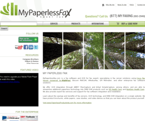 eliminatingfaxing.com: Cisco / RightFax Fax Software, OCR, Support, and EMR integration for Biscom FAXCOM, XMediusFax, and GFI FAXmaker
MyPaperlessFax.com is a fax software and OCR for fax expert, specializing in health care fax server solutions using Cisco / RightFax Fax Server and EMR health care integration.