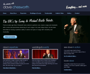 swing-tribute.com: Michael Buble Tribute Act Cheshire, Nantwich, Crewe, Manchester, Staffordshire, North West
Dave Chesworth is one of the UK's top Swing and Michael Buble Tribute acts. Dave performs a range of classic songs through to the new generation of classic vocalists.