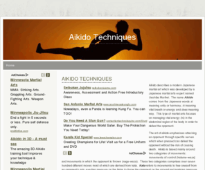 aikidotechniques.net: Aikido Techniques
All about Aikido Techniques