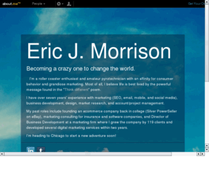 ericjmorrison.com: eric j. morrison
Content description