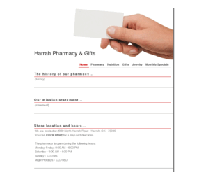 harrahpharmacy.org: Harrah Pharmacy & Gifts - Home
Harrah Pharmacy & Gifts