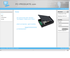 pc-produkte.com: PC Produkte - Home
Shop für PC Zubehör