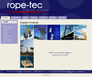 rope-tec.com: Ropetec Products
Rope-tec