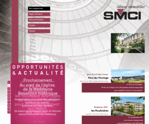 smci-fc.fr: SMCI | Promoteur, constructeur immobilier - Immobilier neuf Besançon, immobilier neuf Franche-Comté
Résidences de prestige, Habitat individuel, Immobilier neuf à Besançon et en Franche-Comté