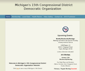 15thdistrictdems.com: 15th Congressional District Democratic Organization Meetings - Home
Click to enter your own short introduction, greeting, or tagline here. Your introduction is the most powerful area of your web site, and your first chance to make a great impression, so try to give it some oomph! Grab your visitors' attention, and they'll 