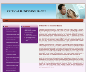 azsidf.org: Critical Illness Insurance Basics
Critical Illness Insurance Basics