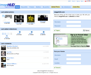 imagehud.com: ImageHUD.com - Capture the moment!
Photo sharing made easy