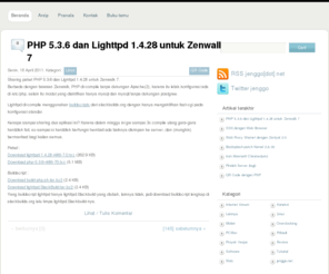 jenggo.net: [26 Des 10] SSH dengan Web Browser
Blog pribadi jenggo yang dibuat dengan PHP dan SQLite