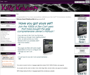 kittykaboom.com: Zen Cart!, The Art of E-commerce
Zen Cart! :  - ecommerce, open source, shop, online shopping